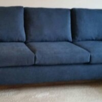 Custom made sofa wood base solid maple frame